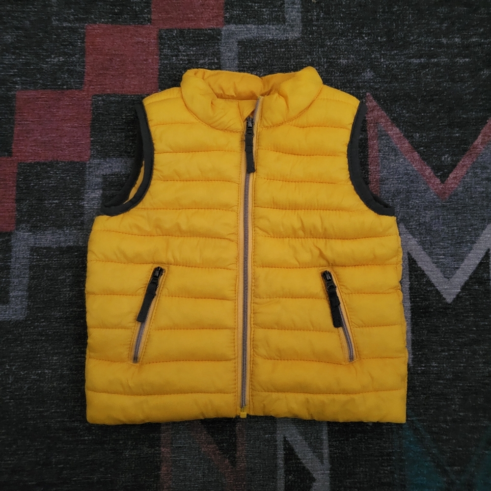 Gymboree Yellow Puffer Vest